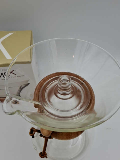 Ny chemex, kaffe brygger inkl glas top og filtre